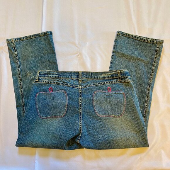 Apple Bottoms Blue Jeans with Pink Accent - Picture 6 of 11